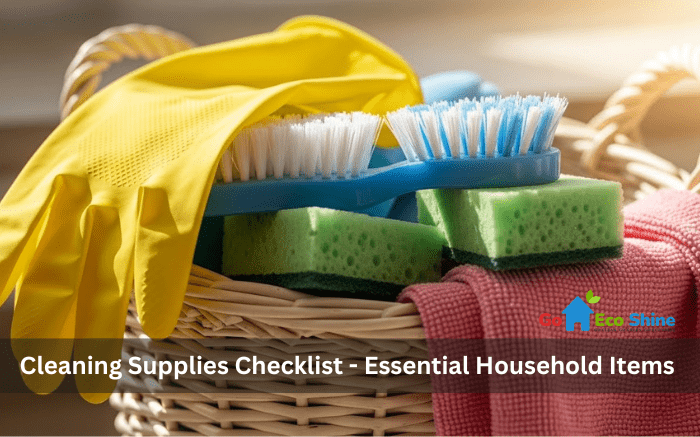 Get the ultimate Cleaning Supplies Checklist essentials!