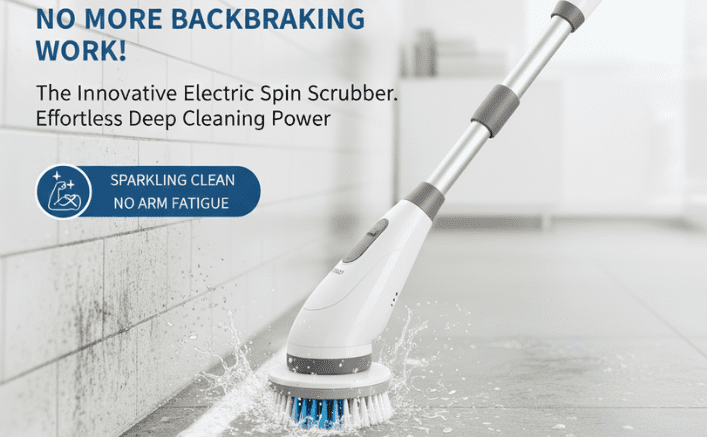 electric spin scrubber