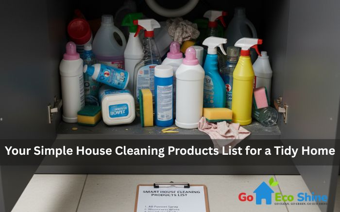 house cleaning products list